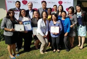 The center received certificates of recognition from local policymakers in honor of the office's opening.