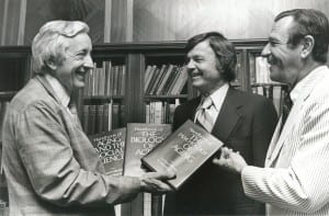 Birren (left) was widely considered to be a pioneer of the modern gerontology field.