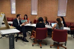 Members of the Task Force engaged in priority brainstorming sessions during the kickoff meeting on October 20.