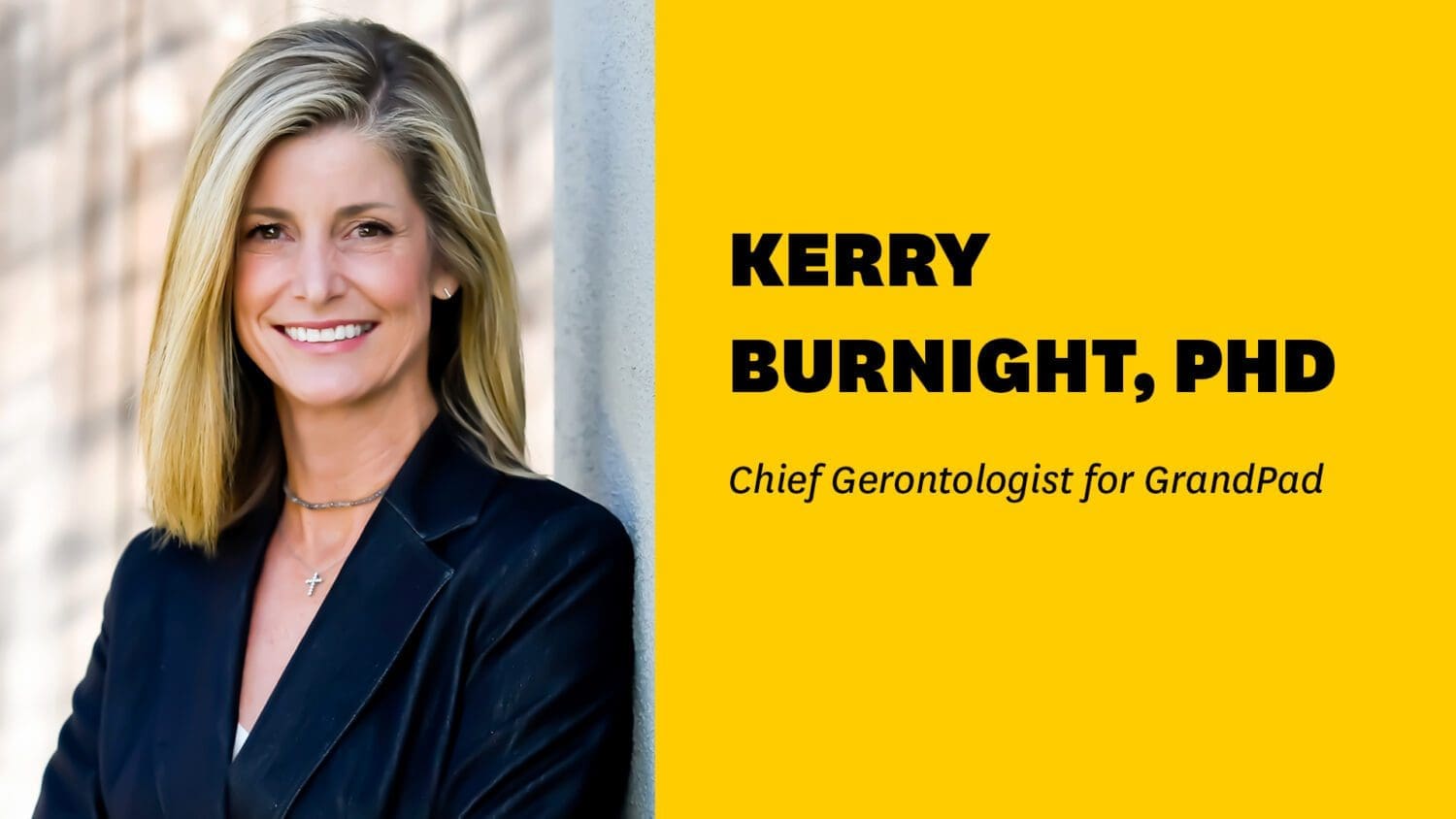 Headshot of Kerry Burnight with name and title