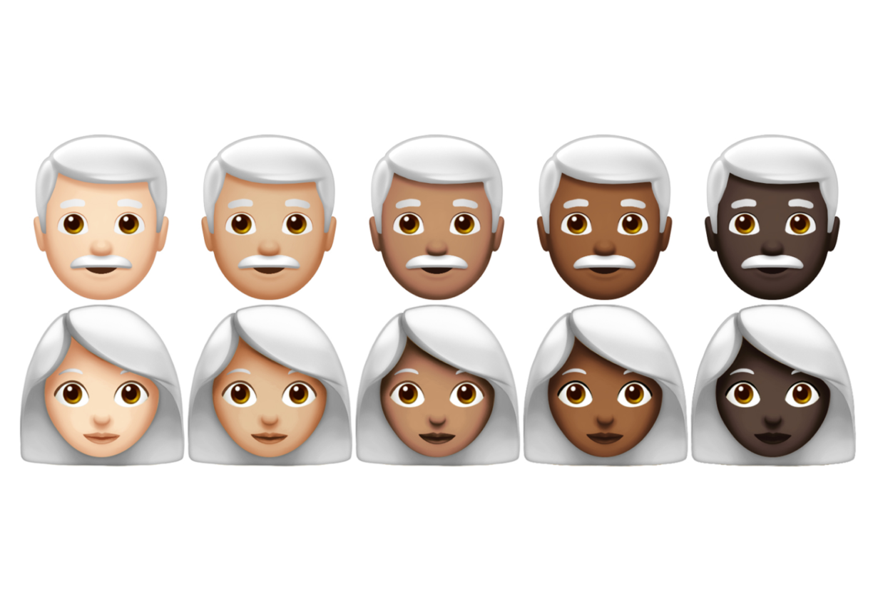 New grey-haired emojis make World Emoji Day worth celebrating
