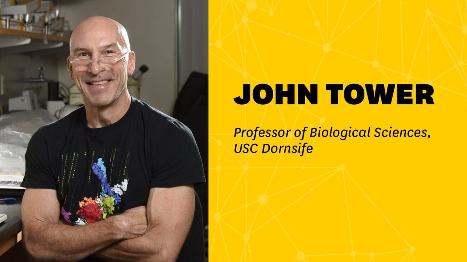 Headshot of John Tower with name and faculty title