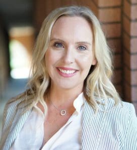 Portrait of Instructional Assistant Professor Sarah Dhillon