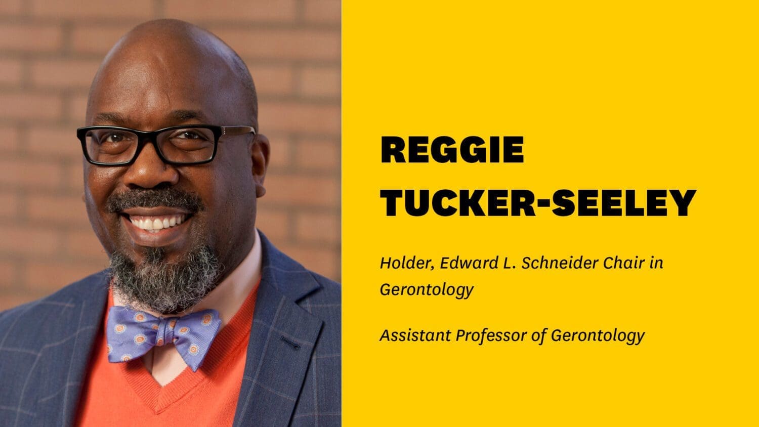 Reginald Tucker-Seeley portrait with name and titles