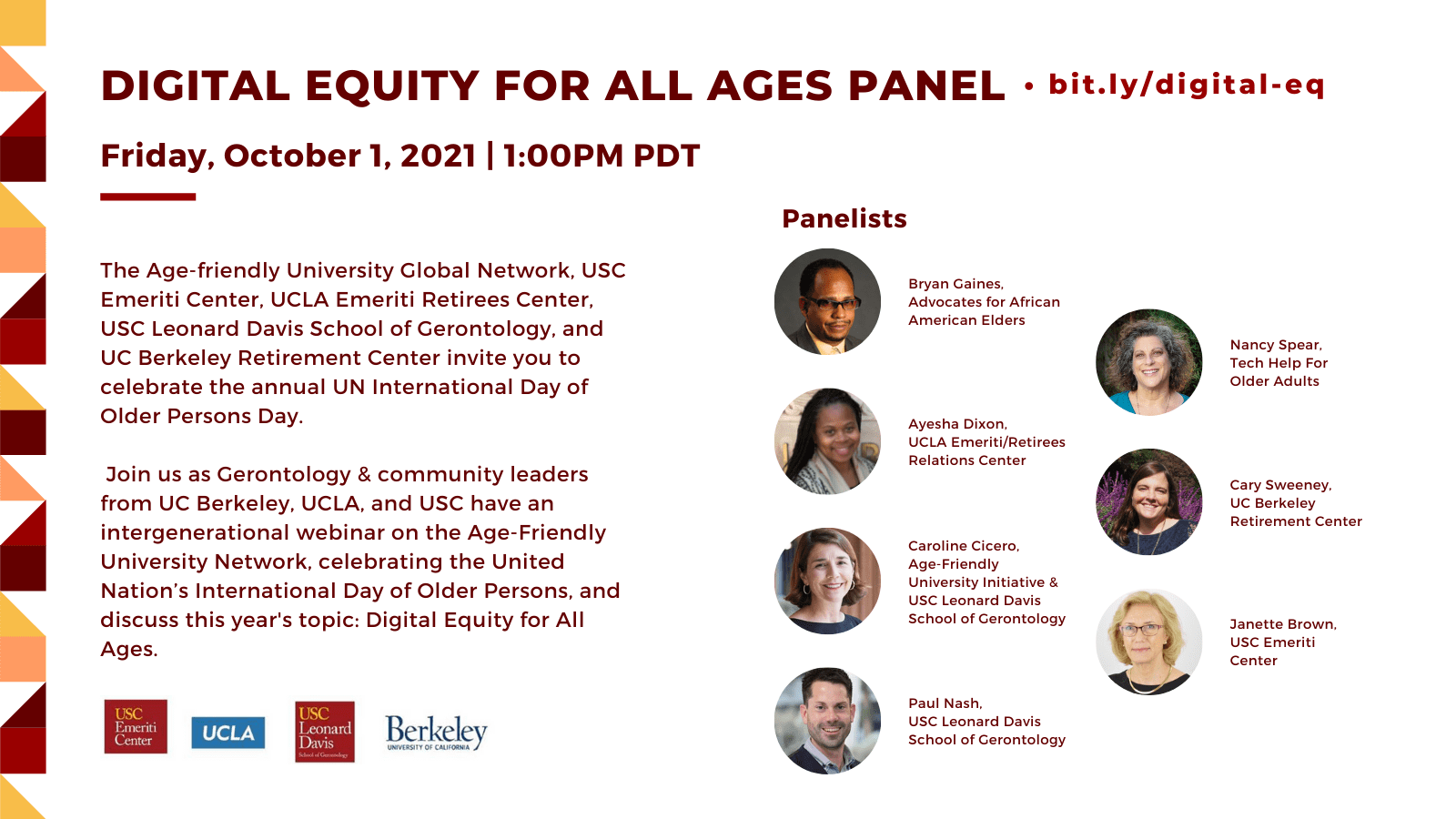 Event cover for Digital Equity for all Ages panel
