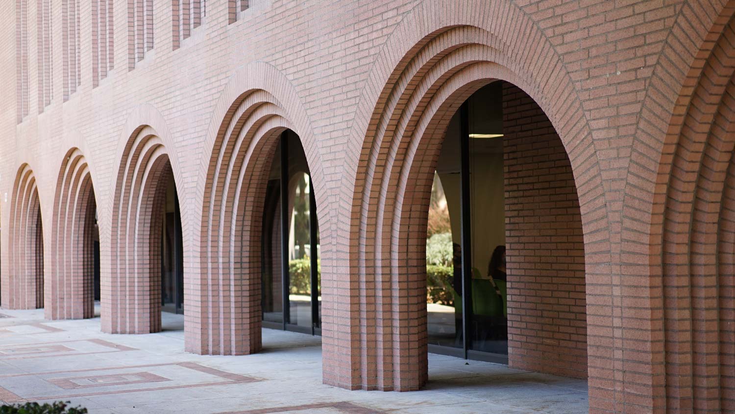 Photo of Gerontology building archways