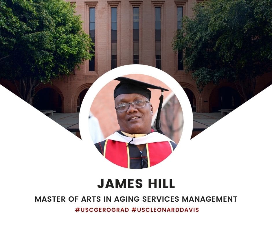 Graduation graphic for James Hill
