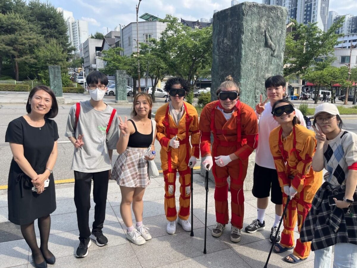 korea study abroad age simulation suits