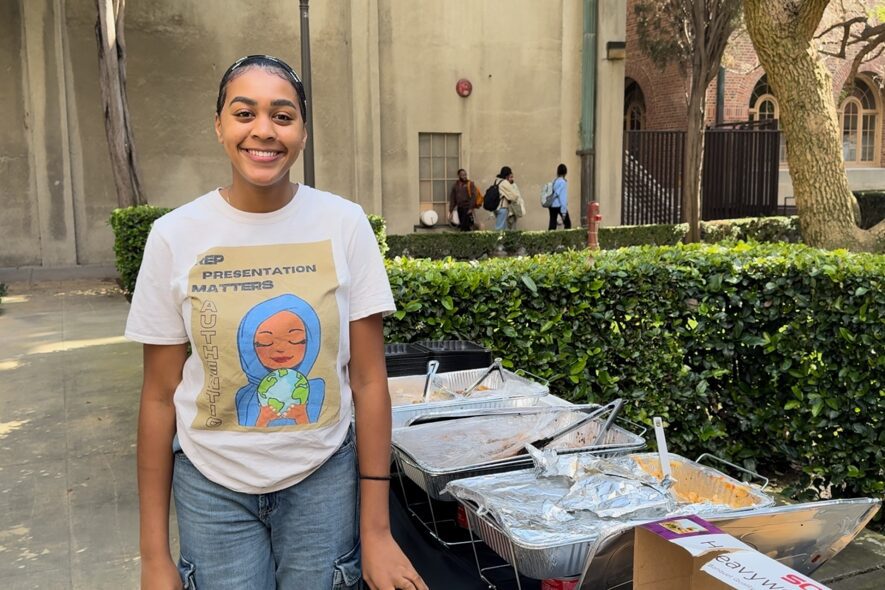 Jordyn Roberson, chef and owner of Jordie's Joint, at a pop-up for SC Black Flea on Feb 9, 2024