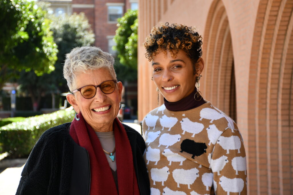 USC Leonard Davis School Assistant Professor Lauren Brown and her mother, Gail Secker-Brown