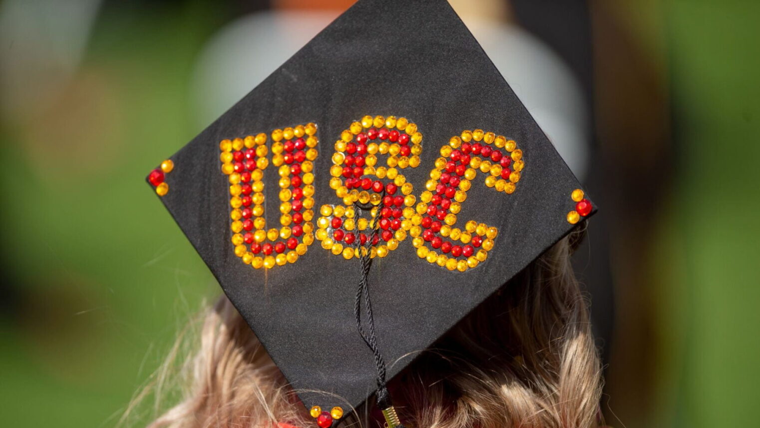 Photo of USC graduation cap