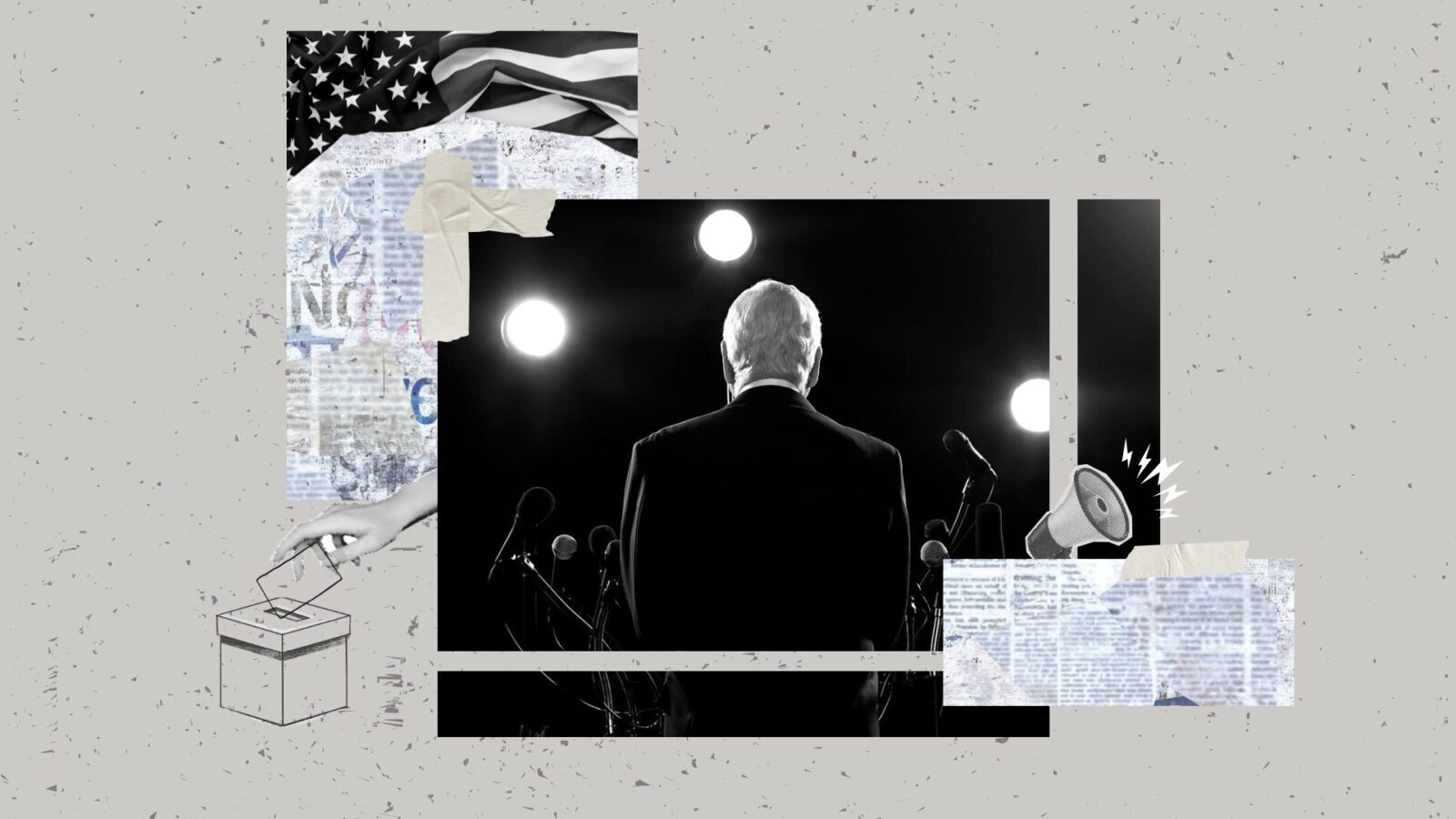 aging leadership presidential election illustration