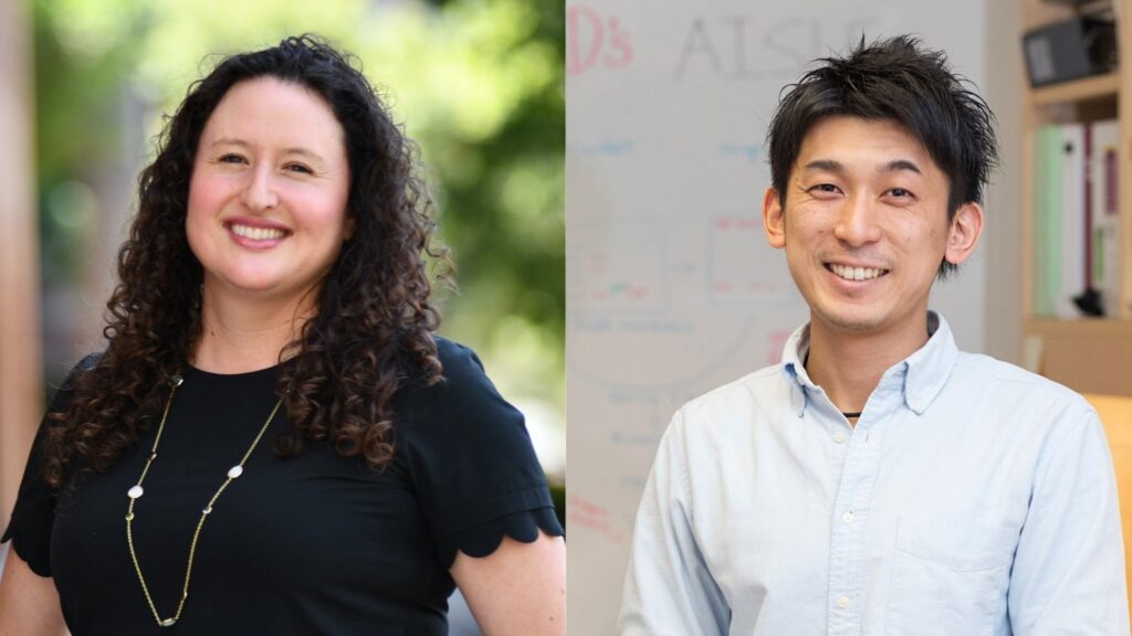 Michelle Keller and HIroshi Kumagai